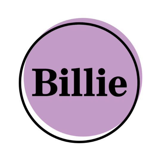 Logo Billie magazine.